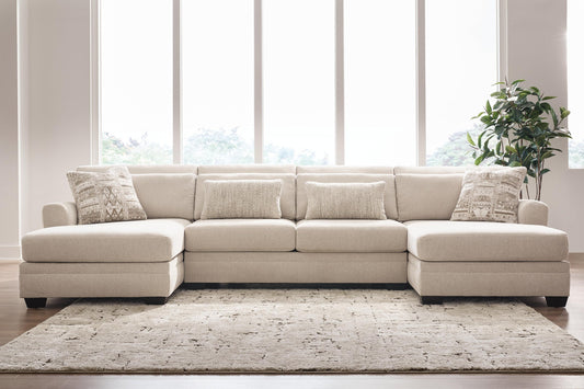 Mandi Point 3-Piece Double Chaise Sectional