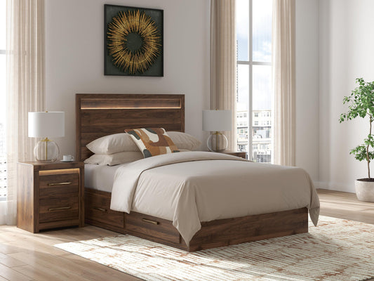 Ashley Express - Janfyn Full Panel Bed with 2 Sided Storage