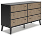 Ashley Express - Charlang Full Panel Platform Bed with Dresser