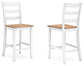 Ashley Express - Gesthaven Counter Height Dining Table and 2 Barstools