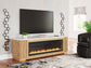 Camdill 80" TV Stand with Electric Fireplace