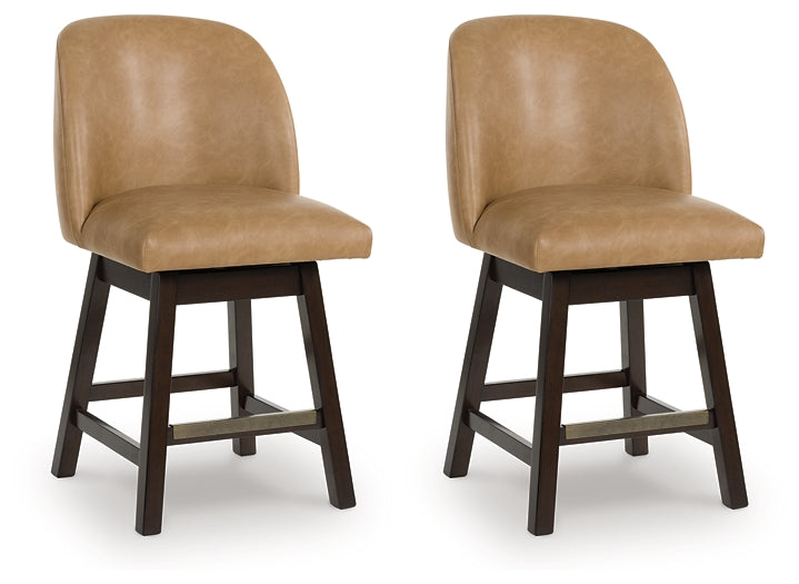 Ashley Express - Neymorton UPH Swivel Barstool (2/CN)
