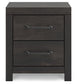 Hollivern King Panel Bed with Mirrored Dresser, Chest and Nightstand