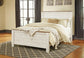 Willowton Queen Panel Bed with Mirrored Dresser