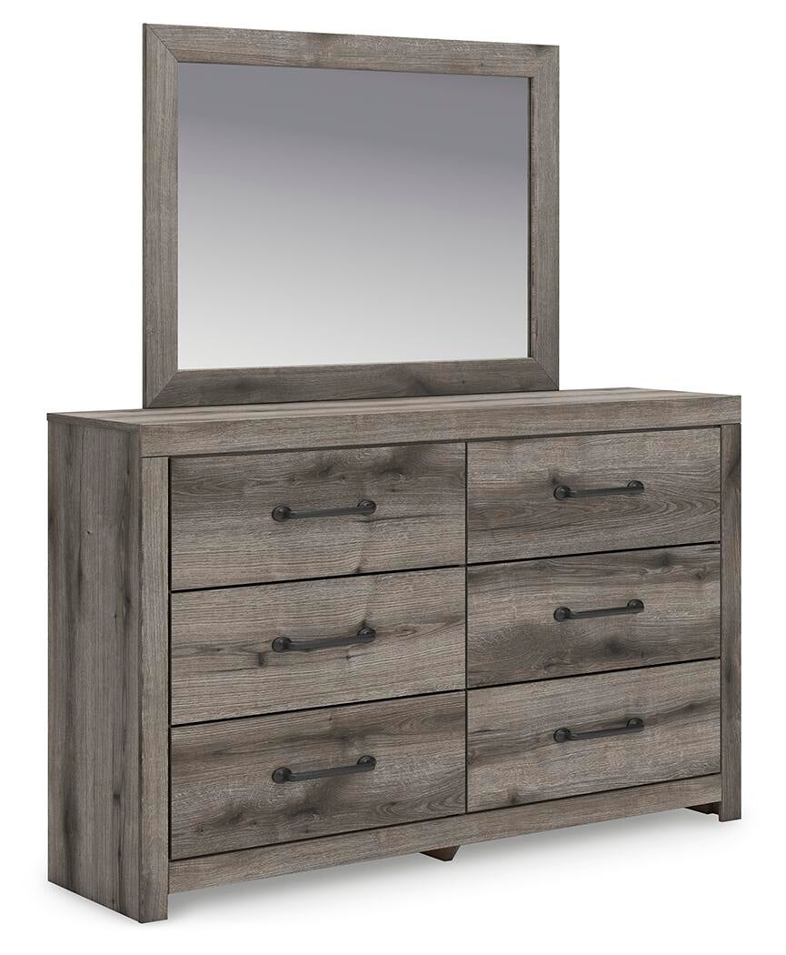 Urbanoore Full Panel Bed, Dresser, Mirror and Nightstand