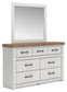 Savonport Full Panel Storage Bed, Dresser and Mirror