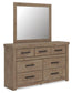 Garistyn King Panel Storage Bed, Dresser, Mirror, Chest and Nightstand