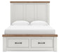 Savonport Queen Panel Storage Bed, Dresser and Mirror
