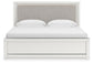 Zuraleus King Upholstered Panel Platform Bed