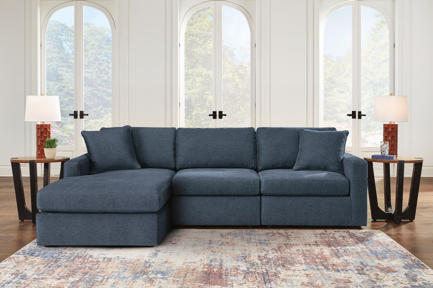 Modmax 3-Piece Sectional Sofa Storage Chaise