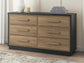 Ashley Express - Kozmour Six Drawer Dresser