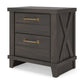 Ashley Express - Vonitta Bay Two Drawer Night Stand