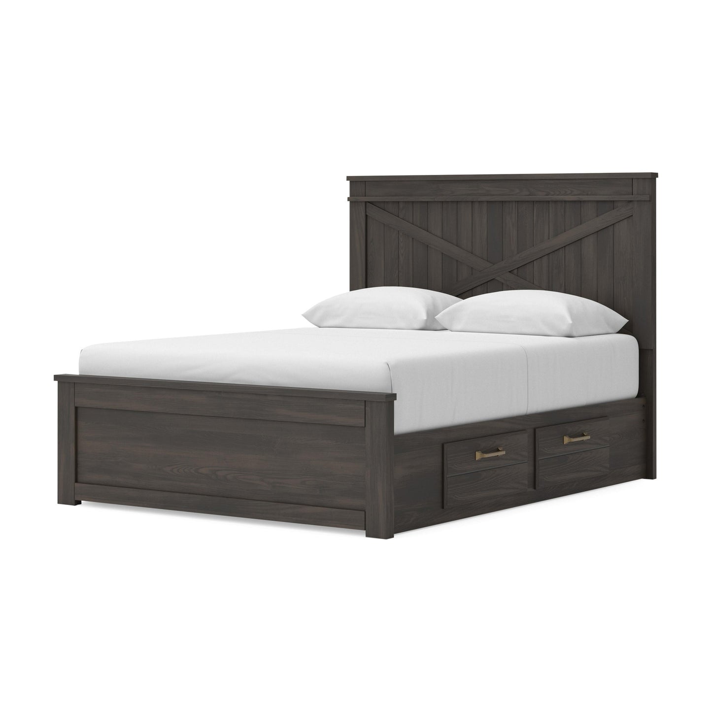 Ashley Express - Vonitta Bay Queen Panel Bed with 2 Sided Storage