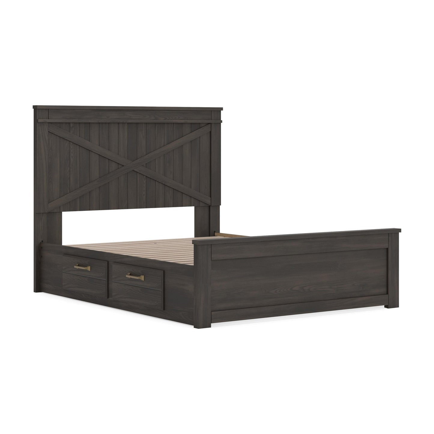 Ashley Express - Vonitta Bay Queen Panel Bed with 2 Sided Storage