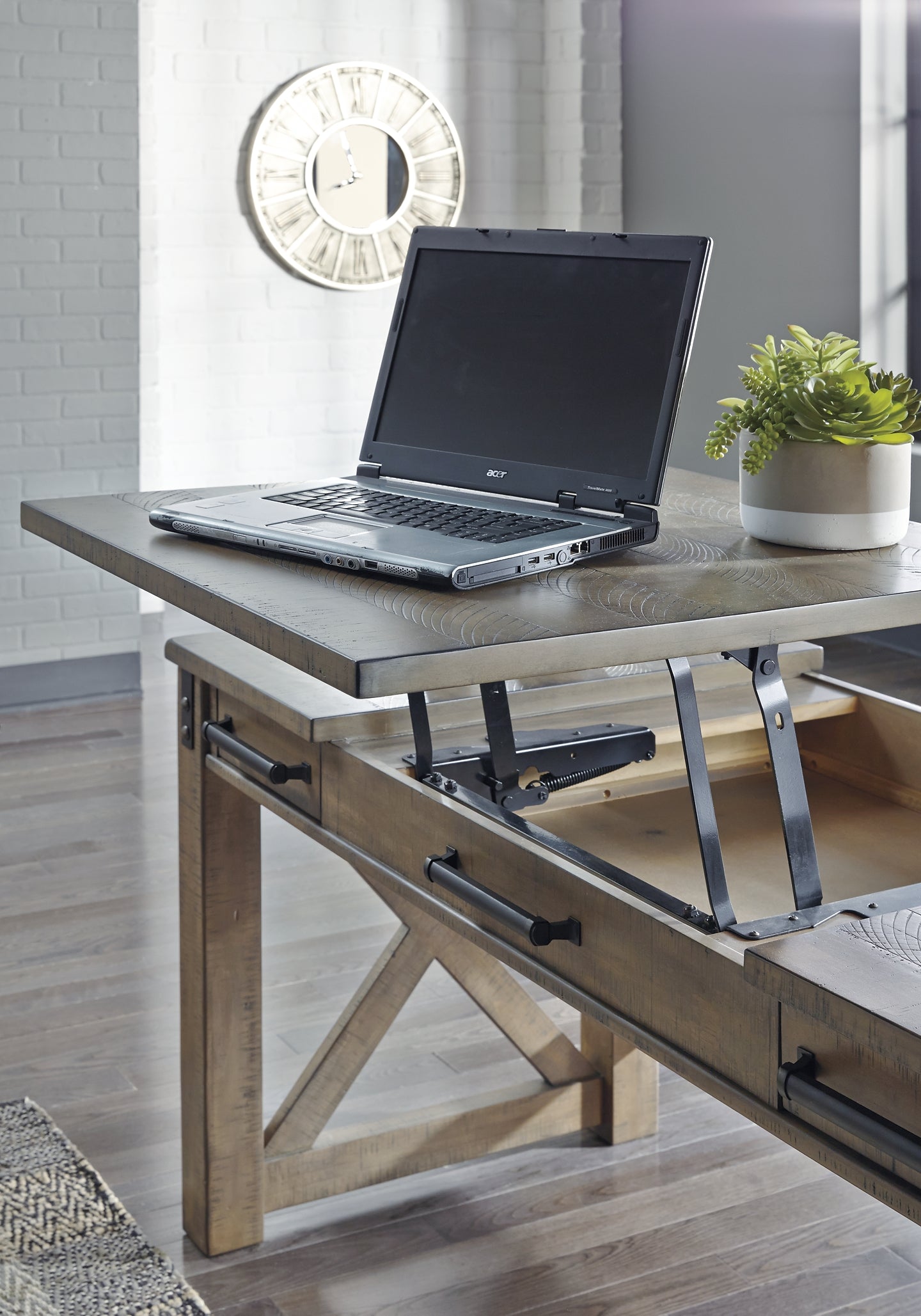 Ashley Express - Aldwin Home Office Lift Top Desk