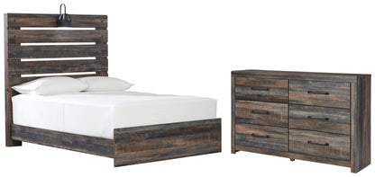 Drystan  Panel Bed With Dresser