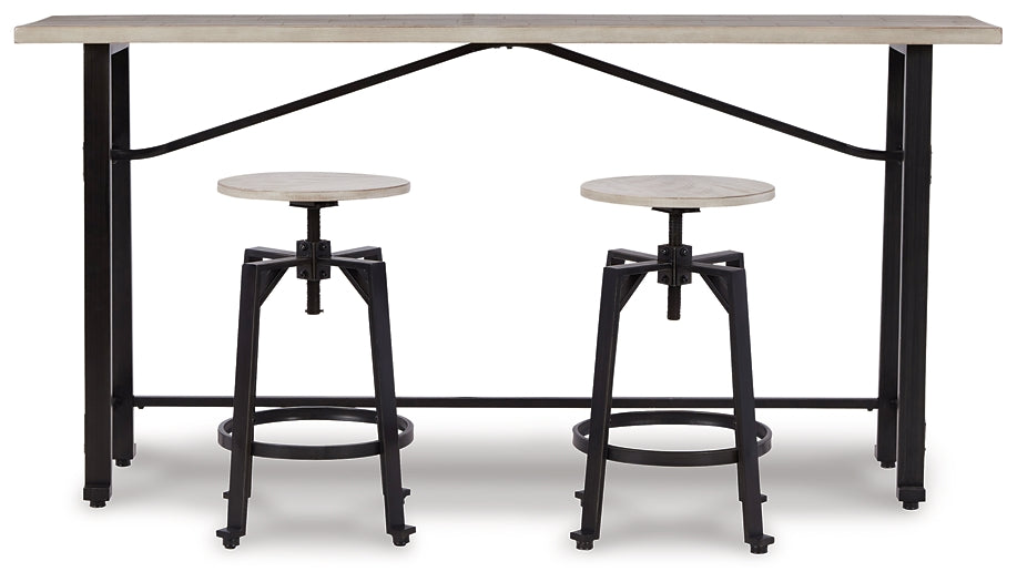 Ashley Express - Karisslyn Counter Height Dining Table and 2 Barstools