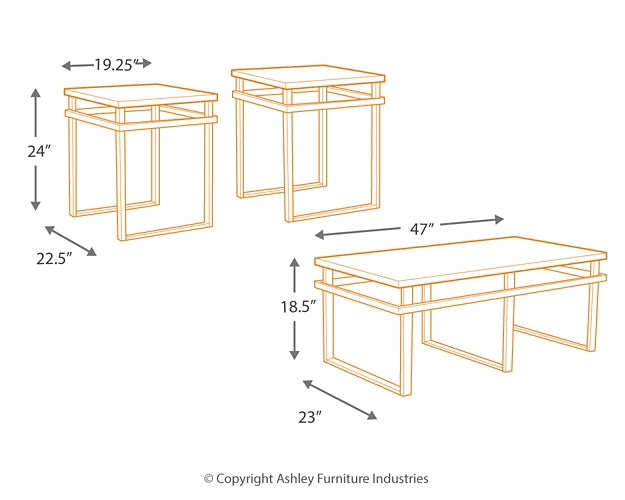 Ashley Express - Laney Occasional Table Set (3/CN)